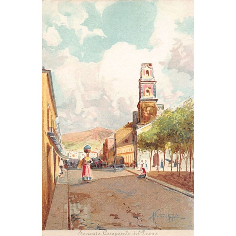 Rare collectable postcards of Italy. Vintage Postcards of Italy