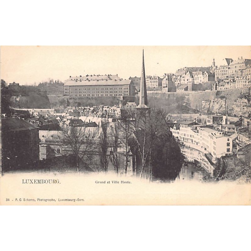 Rare collectable postcards of Luxembourg. Vintage Postcards of Luxembourg
