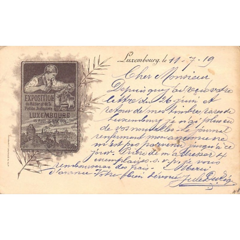 Rare collectable postcards of Luxembourg. Vintage Postcards of Luxembourg