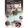 Rare collectable postcards of Malta. Vintage Postcards of Malta