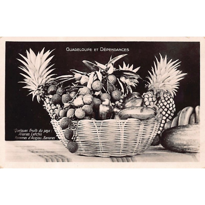 Rare collectable postcards of Guadeloupe. Vintage Postcards of Guadeloupe