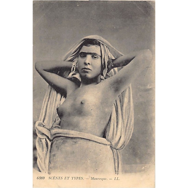 Rare collectable postcards of ETHNIC NUDE. Vintage Postcards of ETHNIC NUDE