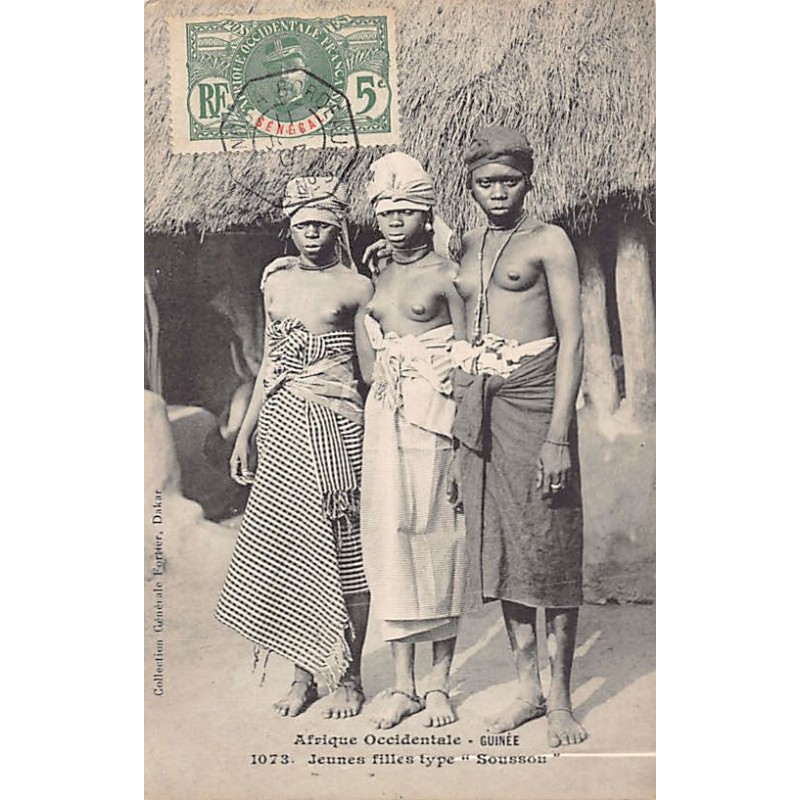 Rare collectable postcards of ETHNIC NUDE. Vintage Postcards of ETHNIC NUDE