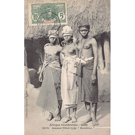 Rare collectable postcards of ETHNIC NUDE. Vintage Postcards of ETHNIC NUDE
