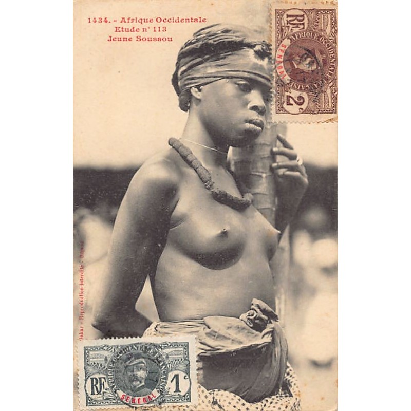 Rare collectable postcards of ETHNIC NUDE. Vintage Postcards of ETHNIC NUDE
