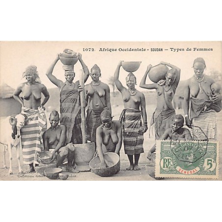 Rare collectable postcards of ETHNIC NUDE. Vintage Postcards of ETHNIC NUDE