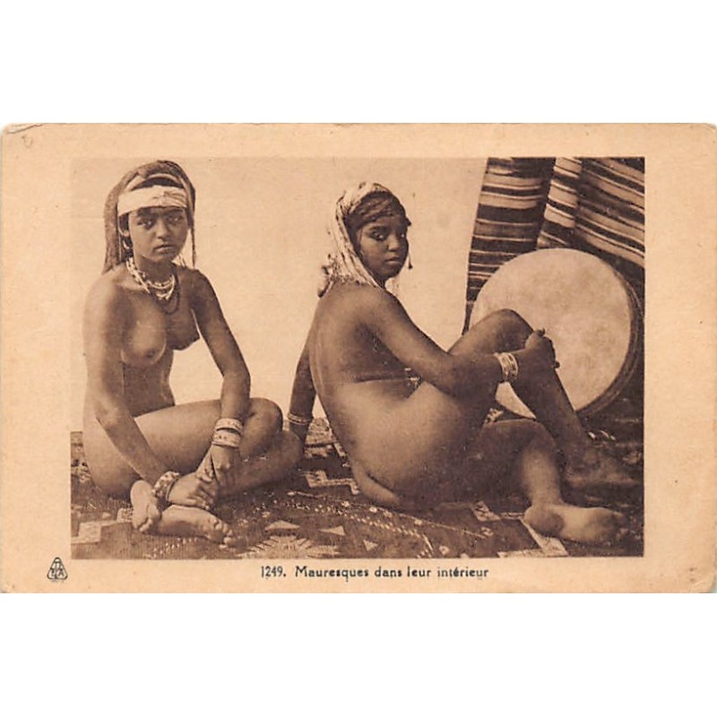 Rare collectable postcards of ETHNIC NUDE. Vintage Postcards of ETHNIC NUDE
