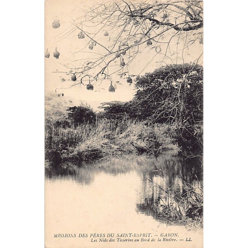 Rare collectable postcards of Gabon. Vintage Postcards of Gabon