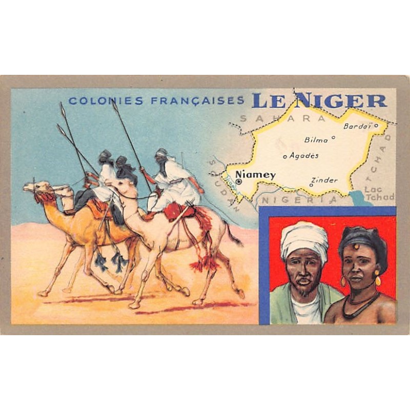 Rare collectable postcards of Niger. Vintage Postcards of Niger
