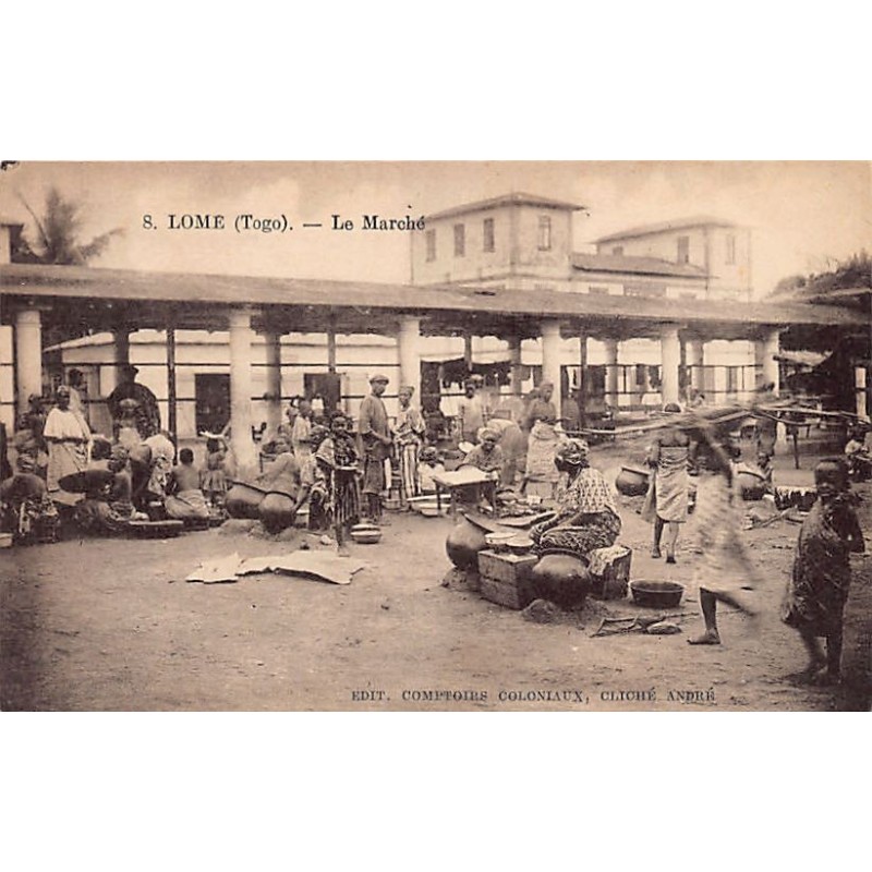 Rare collectable postcards of Togo. Vintage Postcards of Togo