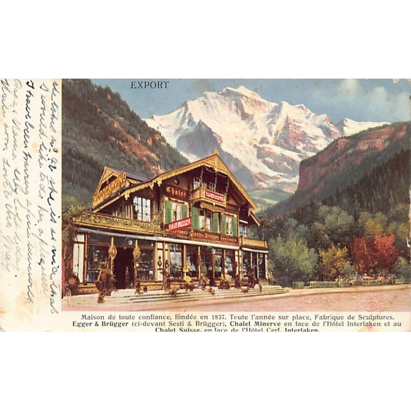 Rare collectable postcards of Switzerland. Vintage Postcards of Switzerland