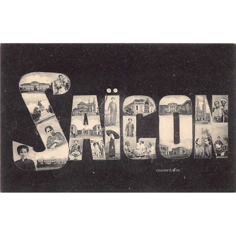 Rare collectable postcards of Vietnam. Vintage Postcards of Vietnam