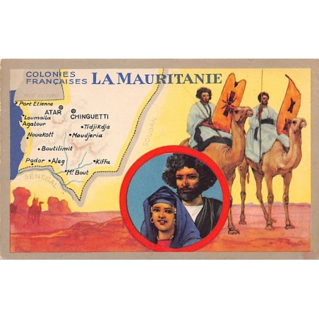 Rare collectable postcards of Mauritania. Vintage Postcards of Mauritania