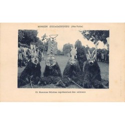 Rare collectable postcards of Burkina Faso (Upper Volta). Vintage Postcards of Burkina Faso (Upper Volta)