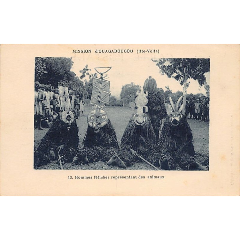 Rare collectable postcards of Burkina Faso (Upper Volta). Vintage Postcards of Burkina Faso (Upper Volta)