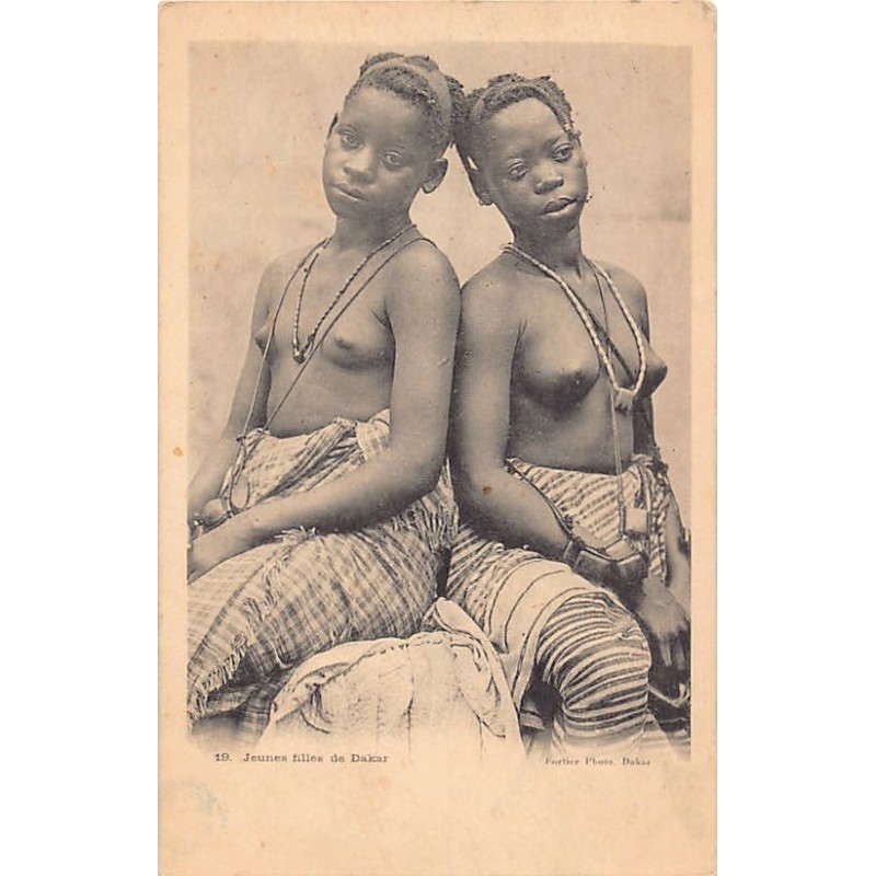 Rare collectable postcards of ETHNIC NUDE. Vintage Postcards of ETHNIC NUDE