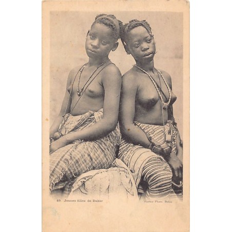 Rare collectable postcards of ETHNIC NUDE. Vintage Postcards of ETHNIC NUDE