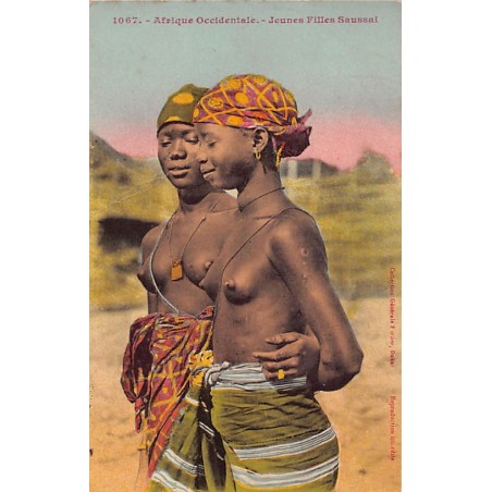 Rare collectable postcards of ETHNIC NUDE. Vintage Postcards of ETHNIC NUDE