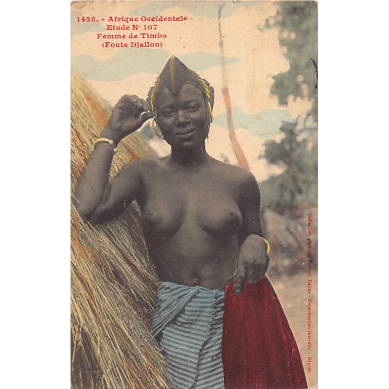 Rare collectable postcards of ETHNIC NUDE. Vintage Postcards of ETHNIC NUDE