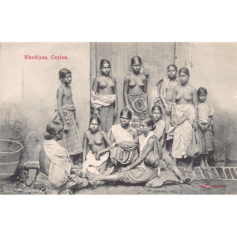 Rare collectable postcards of ETHNIC NUDE. Vintage Postcards of ETHNIC NUDE