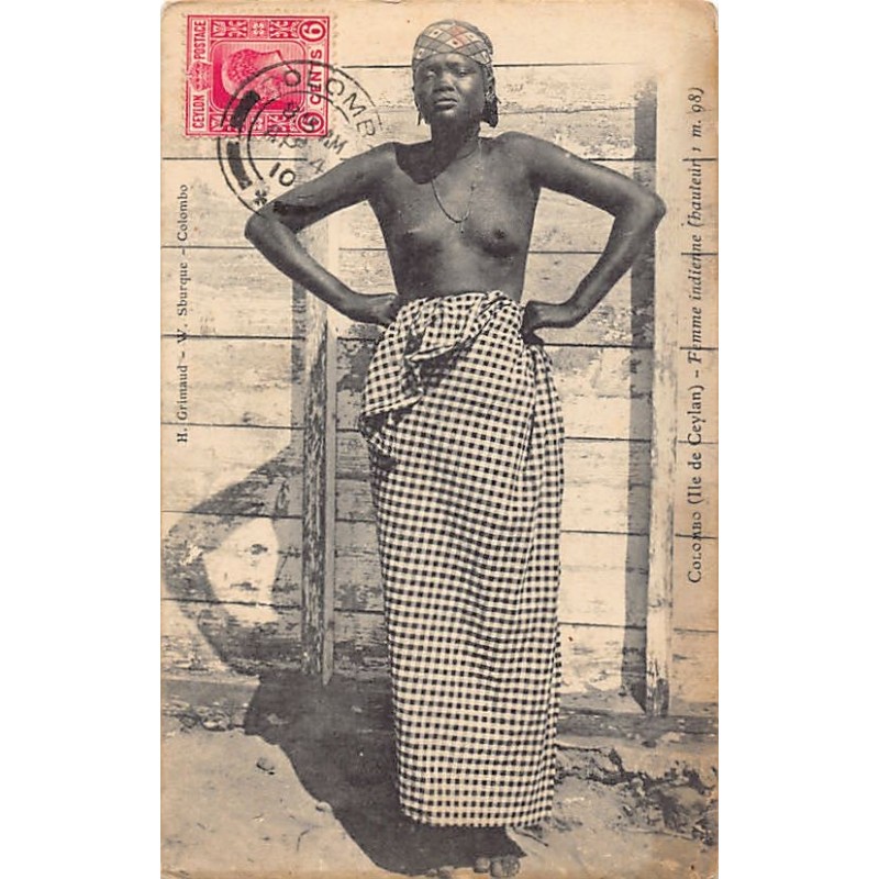 Rare collectable postcards of ETHNIC NUDE. Vintage Postcards of ETHNIC NUDE