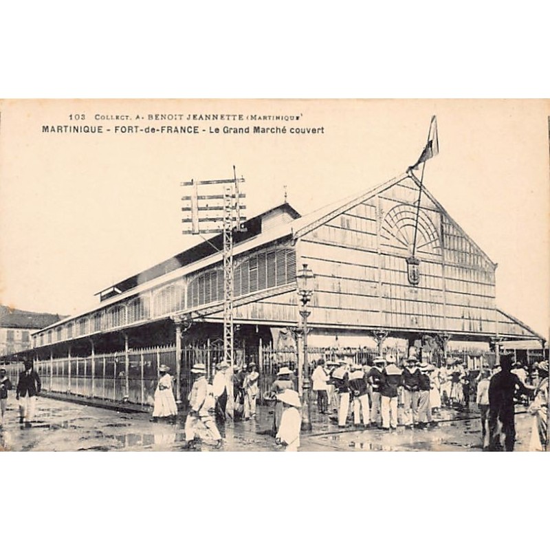 Rare collectable postcards of Martinique. Vintage Postcards of Martinique