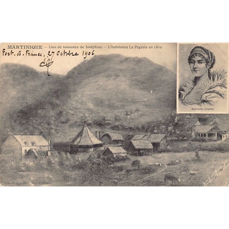 Rare collectable postcards of Martinique. Vintage Postcards of Martinique