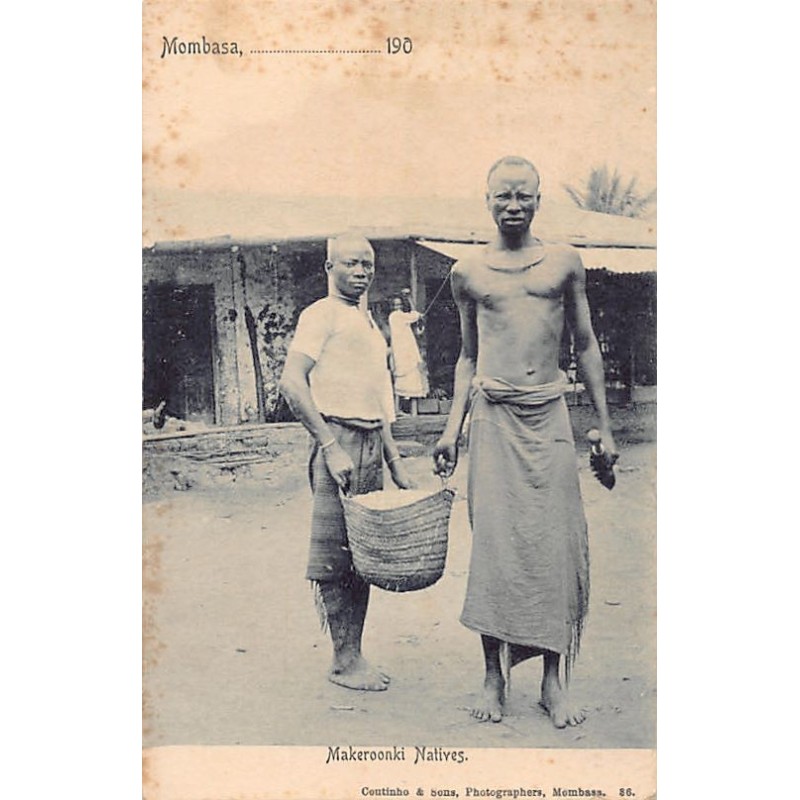 Rare collectable postcards of Kenya. Vintage Postcards of Kenya