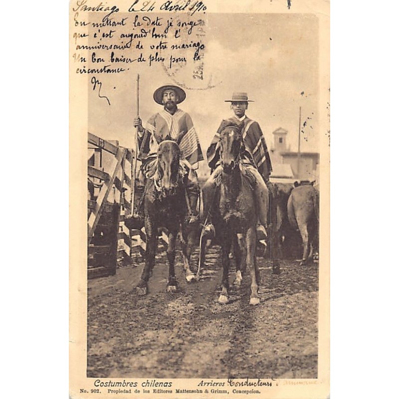 Rare collectable postcards of Chile. Vintage Postcards of Chile