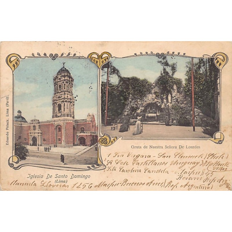 Rare collectable postcards of Peru. Vintage Postcards of Peru