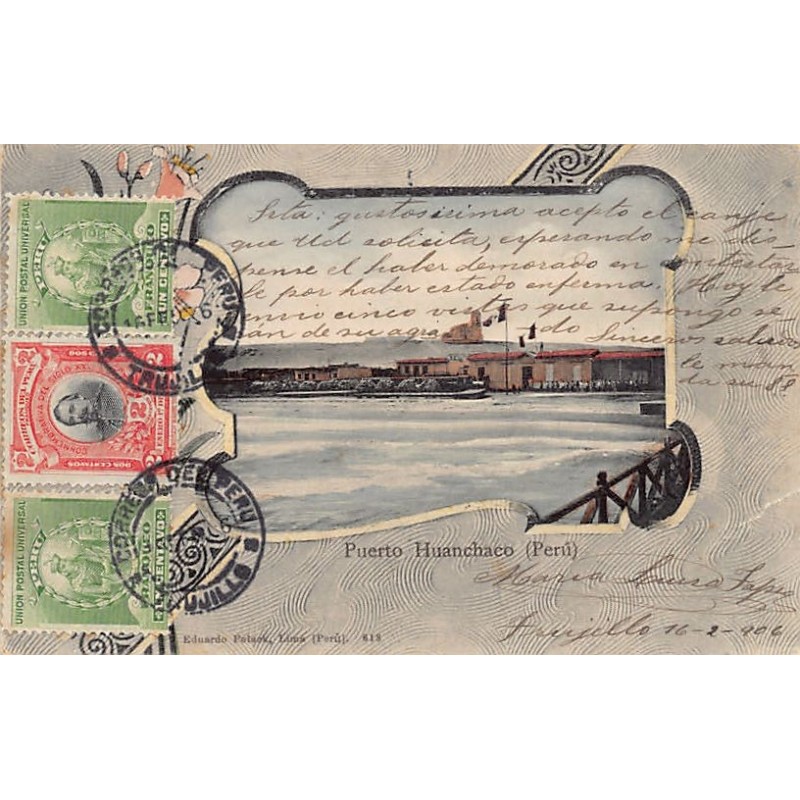Rare collectable postcards of Peru. Vintage Postcards of Peru