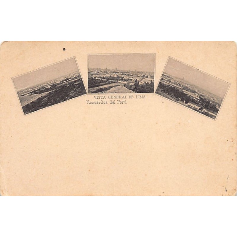 Rare collectable postcards of Peru. Vintage Postcards of Peru