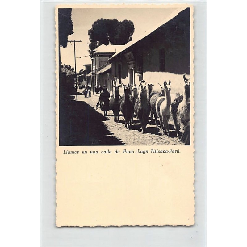 Rare collectable postcards of Peru. Vintage Postcards of Peru