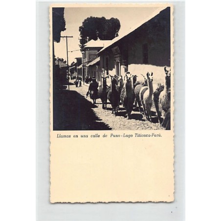 Rare collectable postcards of Peru. Vintage Postcards of Peru