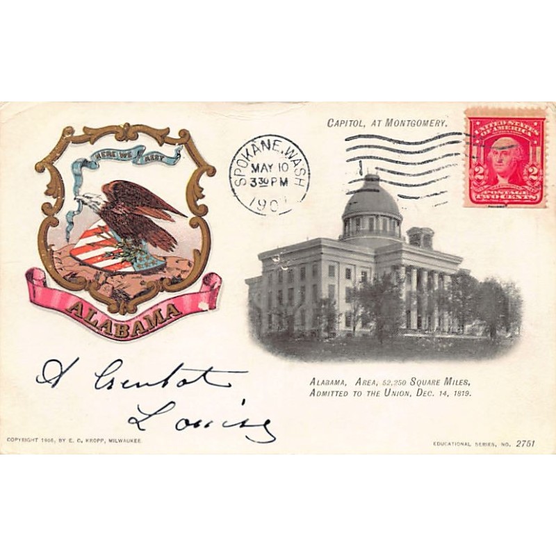 Rare collectable postcards of United States. Vintage Postcards of United States