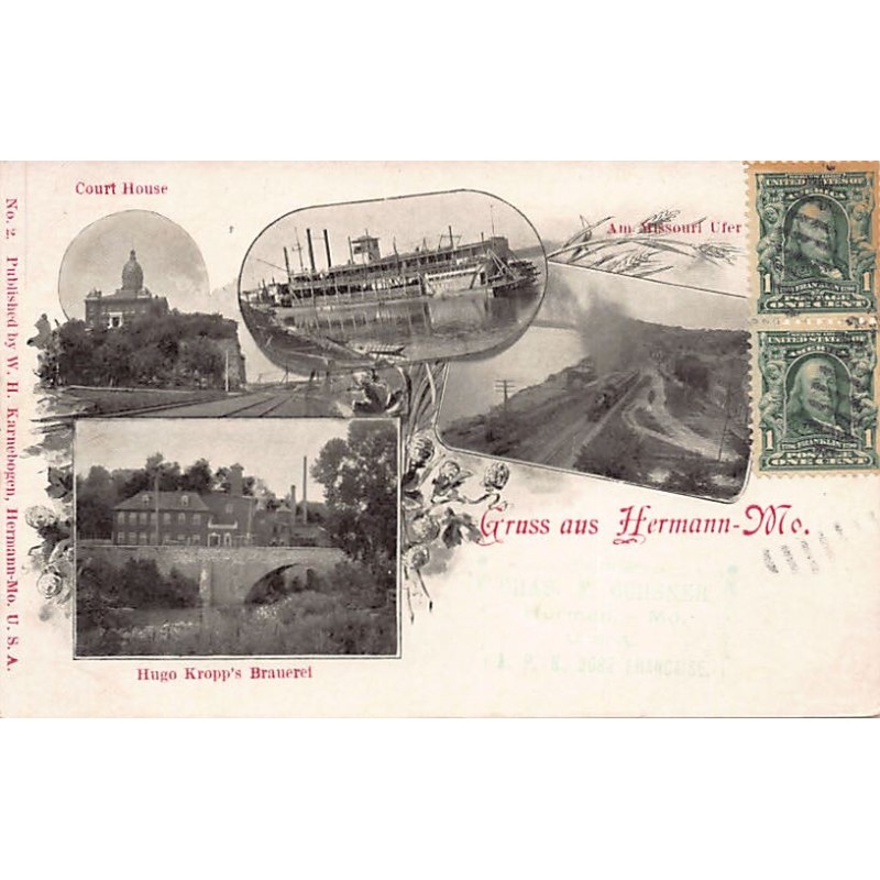 Rare collectable postcards of United States. Vintage Postcards of United States