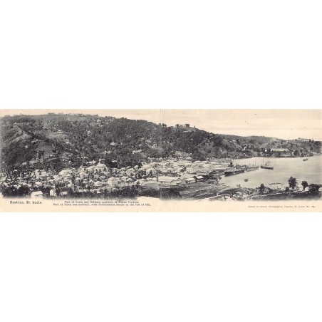 Rare collectable postcards of Saint Lucia. Vintage Postcards of Saint Lucia