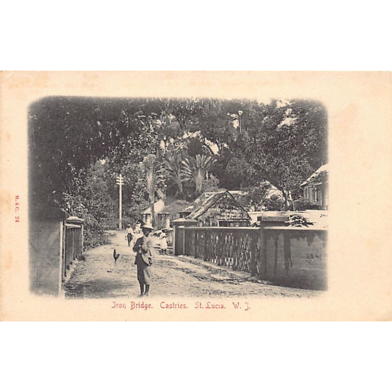 Rare collectable postcards of Saint Lucia. Vintage Postcards of Saint Lucia