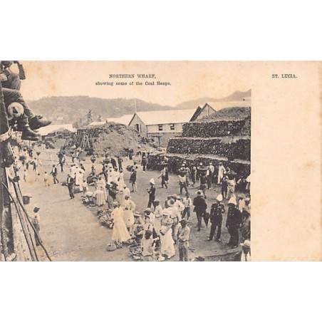 Rare collectable postcards of Saint Lucia. Vintage Postcards of Saint Lucia