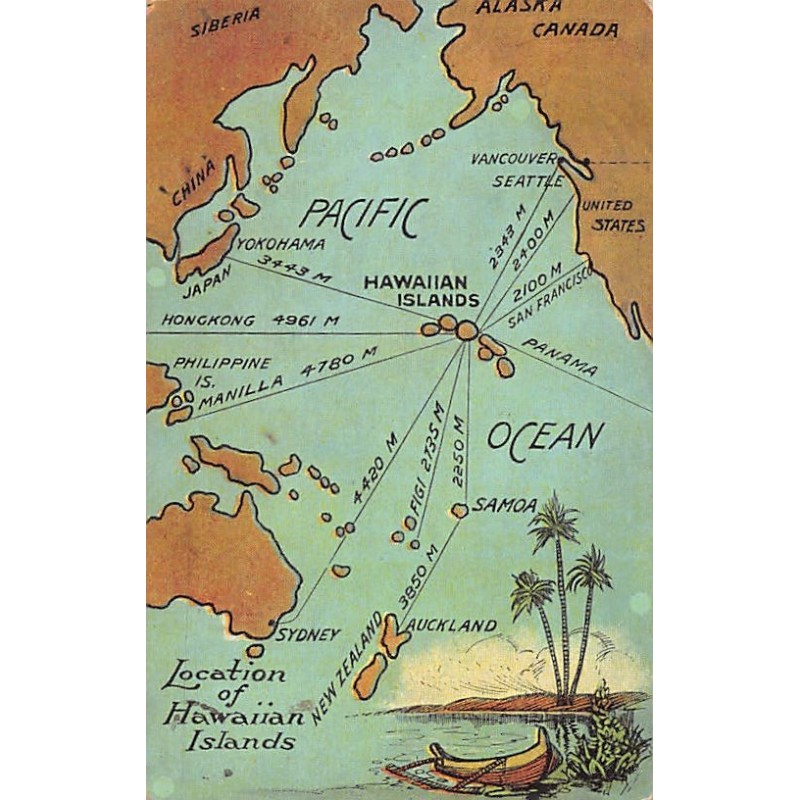 Rare collectable postcards of Hawaii. Vintage Postcards of Hawaii