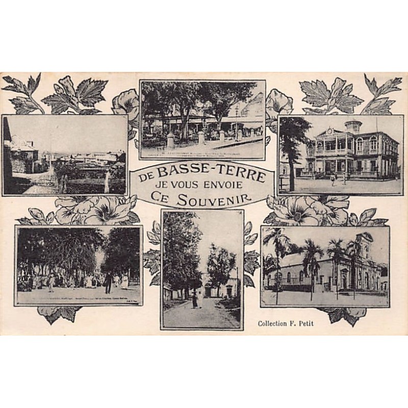 Rare collectable postcards of Guadeloupe. Vintage Postcards of Guadeloupe
