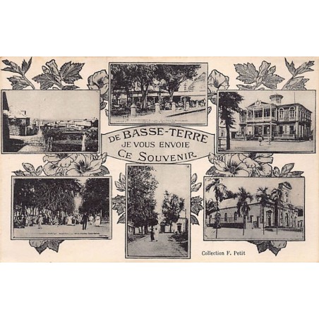 Rare collectable postcards of Guadeloupe. Vintage Postcards of Guadeloupe
