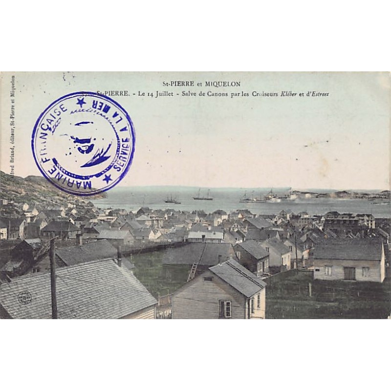 Rare collectable postcards of Saint Pierre & Miquelon. Vintage Postcards of Saint Pierre & Miquelon
