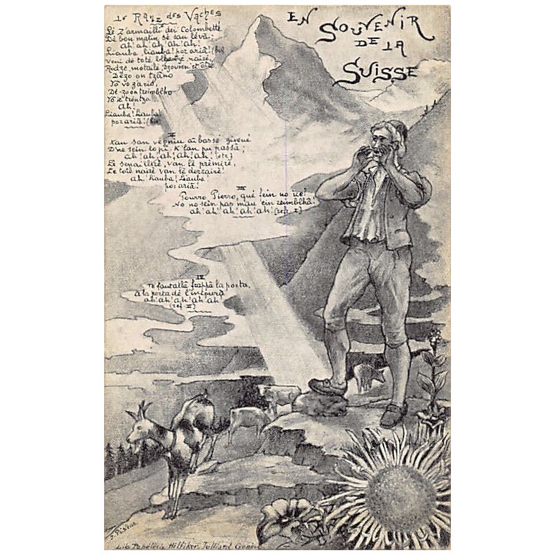 Rare collectable postcards of Switzerland. Vintage Postcards of Switzerland