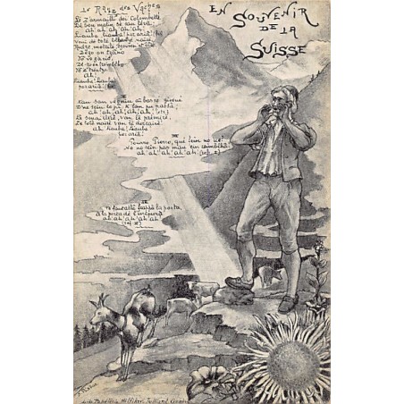 Rare collectable postcards of Switzerland. Vintage Postcards of Switzerland