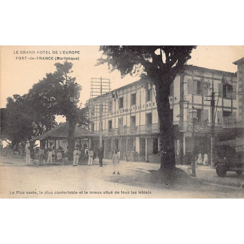 Rare collectable postcards of Martinique. Vintage Postcards of Martinique