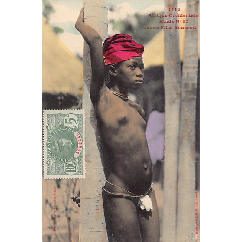 Rare collectable postcards of ETHNIC NUDE. Vintage Postcards of ETHNIC NUDE