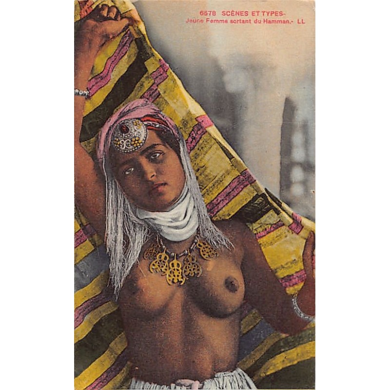 Rare collectable postcards of ETHNIC NUDE. Vintage Postcards of ETHNIC NUDE