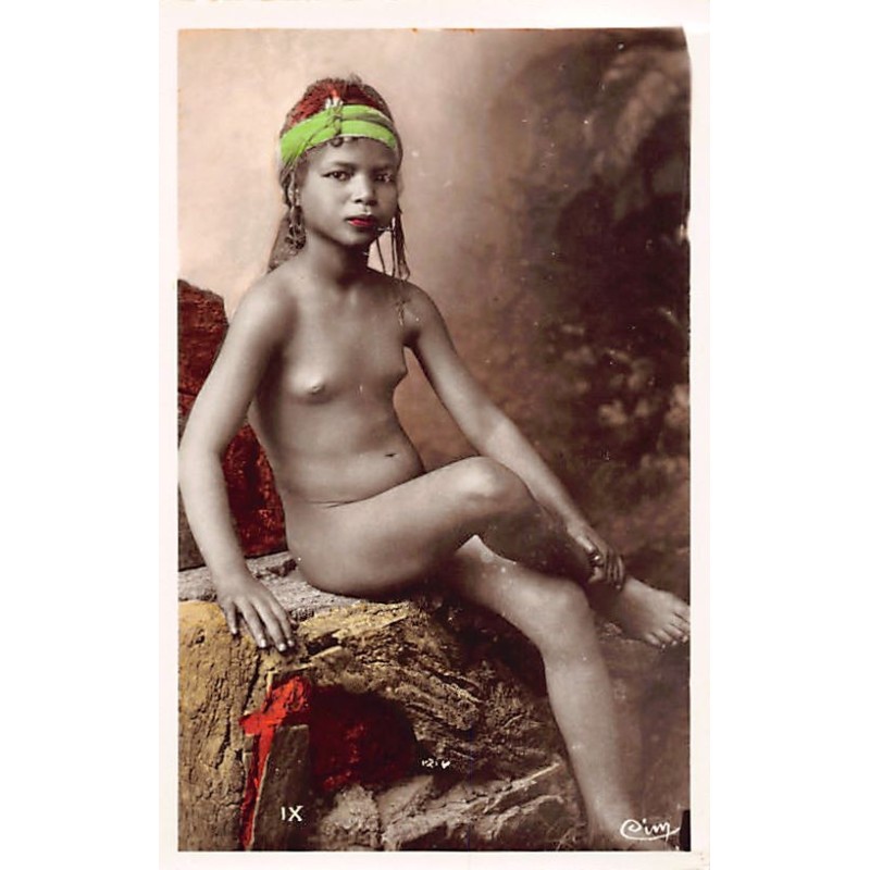 Rare collectable postcards of ETHNIC NUDE. Vintage Postcards of ETHNIC NUDE