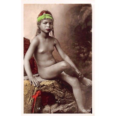 Rare collectable postcards of ETHNIC NUDE. Vintage Postcards of ETHNIC NUDE